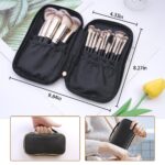MAGEFY Makeup Brushes, 22 Pcs Professional Premium Synthetic Makeup Brush Set with Case, Foundation Eyeshadow Brush Travel Make up Brushes Set (Blackgold) - Image 4
