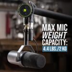 Shure by Gator Deluxe Articulating Desktop Podcasting Mic Boom Arm with Cable Management Channel; (SH-BROADCAST1) - Image 4