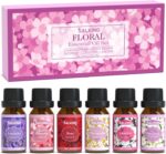 SALKING Floral Essential Oils Set, Premium Pure and Natural Essential Oils, Fragrance Oil Scented Oils for Oil Diffusers 6 x 10 ML - Lavender, Rose, Jasmine, Cherry Blossom, Gardenia, Chamomile - Image 2