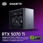 Cooler Master NR2 Pro Mini ITX – Intel Ultra 7 265F 2.4GHz (5.3 GHz Turbo) | Gigabyte RTX 5070 Ti 16GB & B860I AORUS PRO ICE| 32GB DDR5 6000MHz | 2TB Gen4 M.2 | WiFi | Windows 11 | 280mm AIO Gaming PC - Image 6