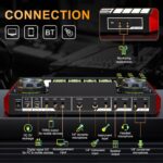 Tenlamp G9 Podcast Equipment Audio Mixer, Live Sound Card Console with 3.5mm Microphone Input, Voice Changer, and Noise Reduction Function - Image 8