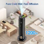 Waterless Scent Diffuser – 1200 Sq Ft Coverage, Essential Oil Diffuser with Remote Control, Quiet Aromatherapy Diffuser with LED Light & Timer, Scent Air Machine for Home, Office, Hotel - Image 4
