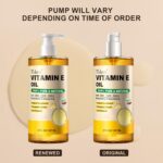 Vitamin E Oil 8 Fl Oz Organic Vitamin E oil for Skin Vitamine oils for Scars Hair,Face,Nail,Scalp Perfect Bath and Body Oil Cold Pressed Hexane Free Non-GMO Gluten Free Formula - Image 3
