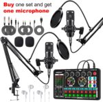 F999 Podcast Equipment Bundle for 2,DJ Mixer with BM800 Podcast Microphone Bundle Studio Condenser Microphone Perfect for Podcasting, Recording, Singing, TikTok Live Vlog,Streaming and Gaming - Image 9