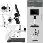 Andonstar AD246S-M HDMI Digital Microscope 2000x for Adults, 3 Lens 2160P UHD Video Record, 7 Inch LCD Soldering Microscope for Electronics Repair, Error Coins, Pro Boom Arm Stand, Windows Compatible - Image 9
