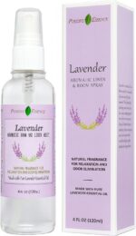 Lavender Linen and Room Spray, Natural Aromatherapy Sleep Spray for Relaxation and Stress Relief, Lavender Essential Oil for Pillows or Bedding, Odor Eliminator - Image 2
