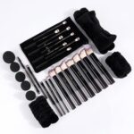 MAANGE Makeup Brushes 30 Pcs Makeup Kit, Multi-functional Makeup Tool Set with 20 Pcs Makeup Brush Foundation Brush Make up Brushes Set with Bag,Black - Image 7