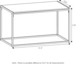 Furinno Camus Modern Living Room Coffee Table with 2 End Tables Set, Americano - Image 5