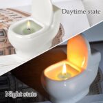Toilet Shaped Scented Candles,Funny Gag Gift for Women & Men,Jasmine Fragrance Aromatherapy Candle is 6 Ounces, Burns for Over 42 Hours, Unique Candles for White Elephant Party,Birthday Prank - Image 5