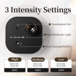 Scent Diffuser Waterless Essential Oil Diffusers with 3 Mist Modes,Cycle Start,Cordless Aroma Air Machine for 200 sq.ft Home/Office/Bedroom,Ultra Quiet,Includes 10ml Oil,Black - Image 4