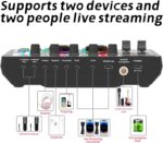 F999 Podcast Equipment Bundle for 2,DJ Mixer with BM800 Podcast Microphone Bundle Studio Condenser Microphone Perfect for Podcasting, Recording, Singing, TikTok Live Vlog,Streaming and Gaming - Image 8