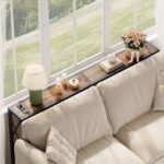 Console Table with Oulets and USB Ports, 55.1" Sofa Table Behind Couch, Industrial Long Skinny Stand for Hallway, Living Room, Bedroom, 6.5 Feet Power Cord, Rustic Brown - Image 5