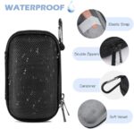 AGPTEK MP3 MP4 Player Case for 2.4 inch MP3 Player, for Gracioso/for ChenFec/for Safuciiv/for RUIZU/for Aiworth and Other MP3 Players Under 2.4 inch, Portable Case with Metal Carabiner Clip - Image 5