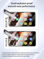 Screen Protector for Diofox MP3 Player 4-inch Touch Screen MP3 Player, High-definition Scratch Resistant Film,HD Clear, Bubble Free with Easy Installation Kit, 3 Pack. - Image 4