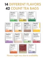 TAZO Tea Bags Sampler Assortment Variety Pack Gift Box (42 Count) 14 Different Flavors Gifts for Her Him Women Men Tea Lovers Couples Family Friends Coworker - Image 3