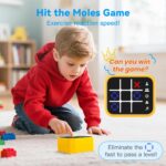 Rechargeable Tic Tac Toe Game Box with 5 Fun Brain Memory Games, Electronic Touchscreen Handheld Game, Portable Digital Puzzle Board Travel Toy, Gifts Choice for Kids and Adults(Yellow) - Image 6