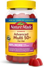 Nature Made Advanced Multivitamin Gummies 50 + for Her, Womens Multivitamins Gummies with Magnesium Citrate, Vitamin D3, Zinc, Calcium and All 8 B Vitamins, 84 Count, 28 Day Supply - Image 2