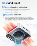 ACEMAGIC V1 Mini PC Computers, Intel Twin Lake N150(Turbo 3.6GHz), 16GB DDR4 RAM 1TB M.2 SSD Mini Desktop Computer, 4K HDMI DP/2xUSB3.2 WiFi6/BT5.2, VESA GbE, HTPC/Business Office Micro Pc - Image 7