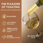 Princess Alternativa Bianco Dry Dealcoholized 0.0% Non-Alcoholic White Wine From Italy 750ml, Low Sugar, Low Calories (1 Bottle)… - Image 4