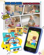 Kids Smart Phone, 3.5'' Touchscreen Kid Phones with Dual Camera, Educational Toddler Learning Toys for 3-10 Year Old Boys, Christmas Birthday Gifts, Music Player, Habit Tracker, Games - Image 5