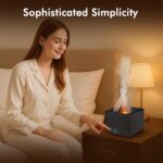 Essential Oil Diffuser, 280ML Ultrasonic Humidifier with Essential Oil Diffuser, Remote Control, Timer & Waterless Auto-Off, 7 LED Colors, for Home Bedroom Office Yoga Room Spa Room - Image 3