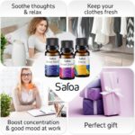 Top 6 Essential Oils Blends Set for Diffusers - Aromatherapy Oils Scents for Home & Office, Perfect for Tension Relief, Relaxation, Breath and Good Dreams Mood Boost Wellness Essential Oil Kit for SPA - Image 6
