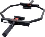 Sunny Health & Fitness Strength Training Olympic Hex Bar Barbell, High Load Capacity, Swivel Handles, Safety Clips, Knurled Handles for Deadlifts, Shoulder Presses, Shrugs, Back Rows, Weightlifting - Image 8
