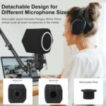 Professional Microphone Isolation Ball with 2-Layered Pop Filter, High Density Foam Great Noise Cancellation - Image 6