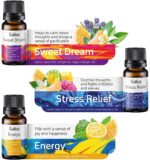 Top 6 Essential Oils Blends Set for Diffusers - Aromatherapy Oils Scents for Home & Office, Perfect for Tension Relief, Relaxation, Breath and Good Dreams Mood Boost Wellness Essential Oil Kit for SPA - Image 4