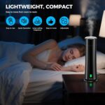 Hotel Scent Diffuser Starter Kit - 1500 Sq Ft Coverage, Hotel Scents Collection, Suitable for Waterless Diffuser Large Room, Contains Five Aromatherapy Essential Oils, Remote Control, Black - Image 7