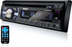 Pyle Boat Bluetooth Marine Stereo Receiver - Marine Head Unit Din Single Stereo Speaker Receiver - Wireless Music Streaming, Hands-Free Calling, CD Player/MP3/USB/AUX/ AM FM Radio -PLCD43BTM (Black) - Image 2