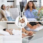 Reed Diffuser of 3 Pack, Escape/Citrus/Sandalwood, Scented Diffuser with 15 Fiber Sticks, Home Fragrance Oil Diffuser, Air Freshener for Bathroom & Bedroom, Each 1.7Fl Oz, Total 5.1Oz - Image 7