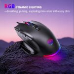 Wired Mouse for Gaming, RGB Lighting, Claw Grip Design, Adjustable DPI, Rapid Trigger & Sniper Buttons, Computer/Laptop – Black - Image 5