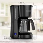 BLACK+DECKER 5-Cup Coffee Maker with On/Off Switch, Sneak-A-Cup Feature, and Easy-View Water Window, Black - Image 9