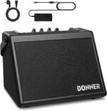 Donner Mini Electric Drum Amp 20W, Wireless Electronic Drum Amplifier Keyboard Speaker DDA-20 Portable for Home Practice - Image 9