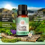 GuruNanda Essential Oil Blends (Set of 6) - Natural Essential Oil Set, Aromatherapy Oil Blends for Diffusers - Breathe Easy, Tranquility, Harmony, Calming Sleep, Relaxation & Thrive - Image 8