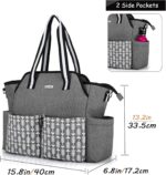 CURMIO Home Health Nurse Bag, Portable Medical Supplies Tote for Home Visits, Clinical Study, Health Care - Image 7