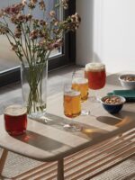 LSA International Borough Craft Beer Glasses 21 oz, Set of 4, Luxury Elegant Modern Cider Drinking Glassware with Large Bowl - Image 5