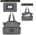 CURMIO Home Health Nurse Bag, Portable Medical Supplies Tote for Home Visits, Clinical Study, Health Care - Image 5