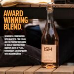 Chateau del ISH Sparkling Non Alcoholic Rose, Award Winning Non-Alcoholic Spirits, Gluten Free, Low Calorie, Zero Proof, Alcohol Free Wine with Dealcoholized Pinot Noir & Merlot Grapes, 750 ml Bottle - Image 6