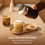Nespresso Festive Vertuo Pop+ Deluxe Coffee and Espresso Maker by Breville with Milk Frother, Matte Black Gold - Image 7
