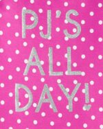 Simple Joys by Carter's girls 6-piece Snug Fit Cotton Pajama Set - Image 5