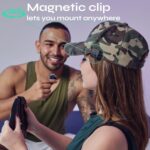 CreatorMic voice-enhancing mini wireless microphone for iPhone/Android/Camera - limiter, voice EQ, noise cancel, echo remove, magnetic mount – lapel mic clip on for video/vlog/YouTube/Tiktok - Image 7