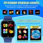 Cosjoype Upgrade Kids Smart Watch for Kids with 26 Puzzle Games HD Camera Video MP3 Player Habit Tracking Pedometer Flashlight 12/24 hr Kid Watches Gift for 4-12 Year Old Boys Toys for Kid - Image 7