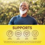 Nature's Way Alive! Men’s 50+ Daily Gummy Multivitamins, Supports Healthy Brain, Eyes, Heart*, B-Vitamins, Gluten-Free, Vegetarian, Fruit Flavored, 60 Gummies (Packaging May Vary) - Image 5