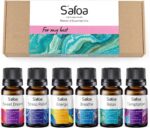 Top 6 Essential Oils Blends Set for Diffusers - Aromatherapy Oils Scents for Home & Office, Perfect for Tension Relief, Relaxation, Breath and Good Dreams Mood Boost Wellness Essential Oil Kit for SPA - Image 2