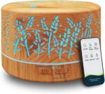 Diffusers for Essential Oils Large Room 600ml,Essential Oil Diffusers for Home with R/C,Cool Mist Humidifier,7 Colors Lights & 3 Mist Mode Waterless Auto Off for Office - Image 2