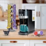 Single Serve Coffee Maker for Pods & Ground Coffee, 6 to 14oz Brew Sizes, Strong Brew Option, Fast Brewing, Compact Design with Removable 40oz Reservoir, Travel Mug Friendly, christmas gift - Image 6