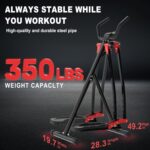 Air Walker Exercise Machine, Cardio Cross Trainer Glider for Home Exercise, Foldable Elliptical for Small Spaces, 350LBS Weight Capacity - Image 6