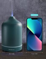 Essential Oil Diffuser,Nature Ceramic Diffuser,Stone Ultrasonic Essential Oil Diffuser for Aromatherapy (Blue) - Image 8